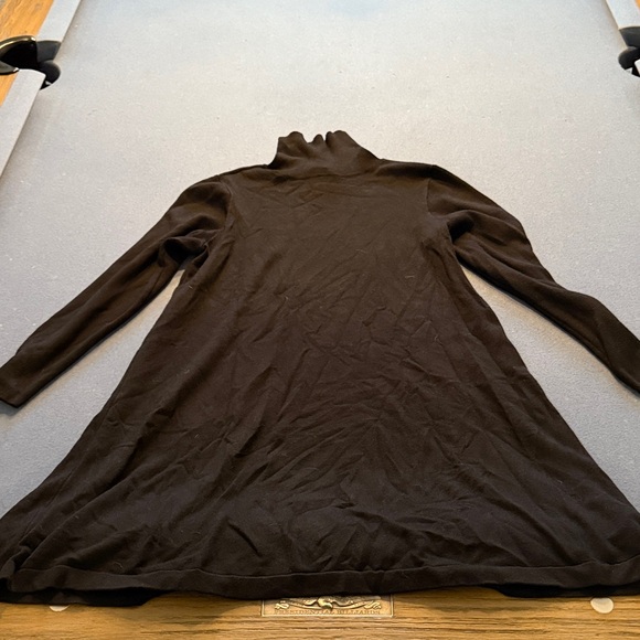 Black Turtleneck Sweater Dress - Picture 1 of 2